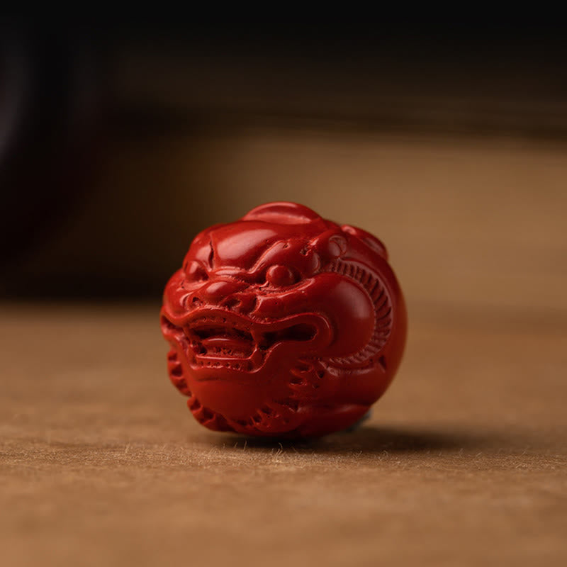 Nimara Ritual Tibet Om Mani Padme Hum PiXiu Copper Coin Small Leaf Red Sandalwood Cinnabar Protection Key Chain