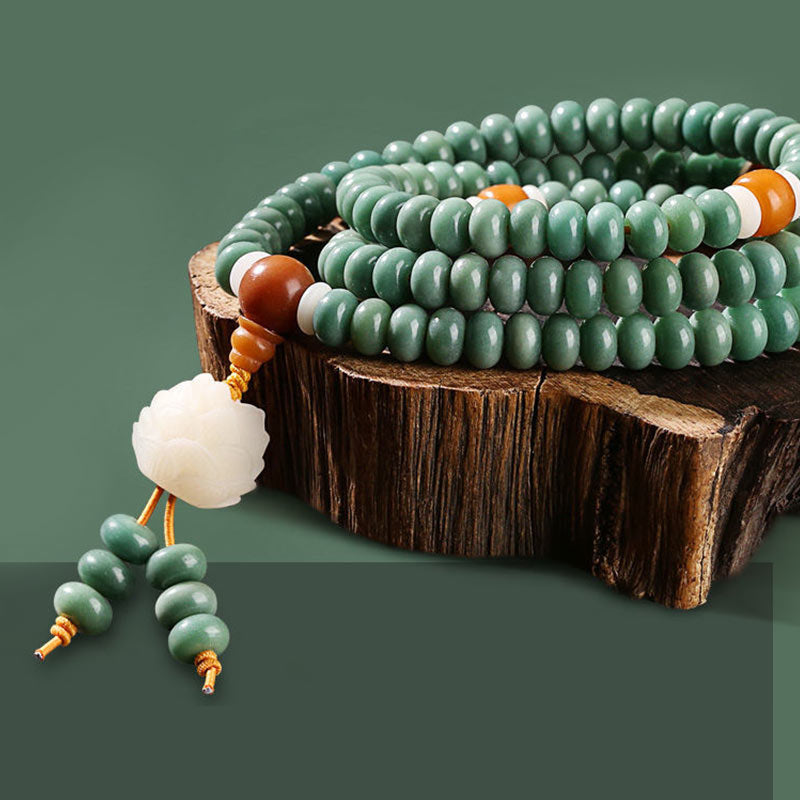 Nimara Ritual Lotus Cyan Bodhi Seed Success Bracelet