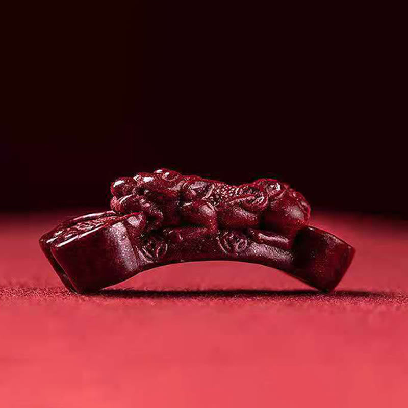 Nimara Ritual Handcrafted PiXiu Cinnabar Wealth Luck Braided Bracelet