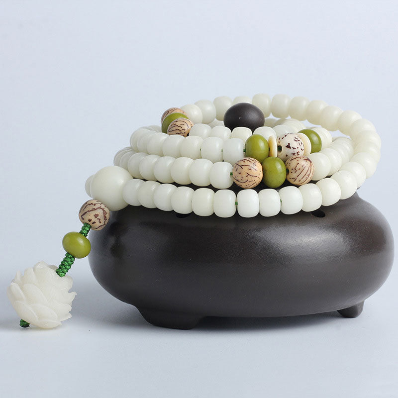 Reborn into Pure Land Peace Lotus Mala