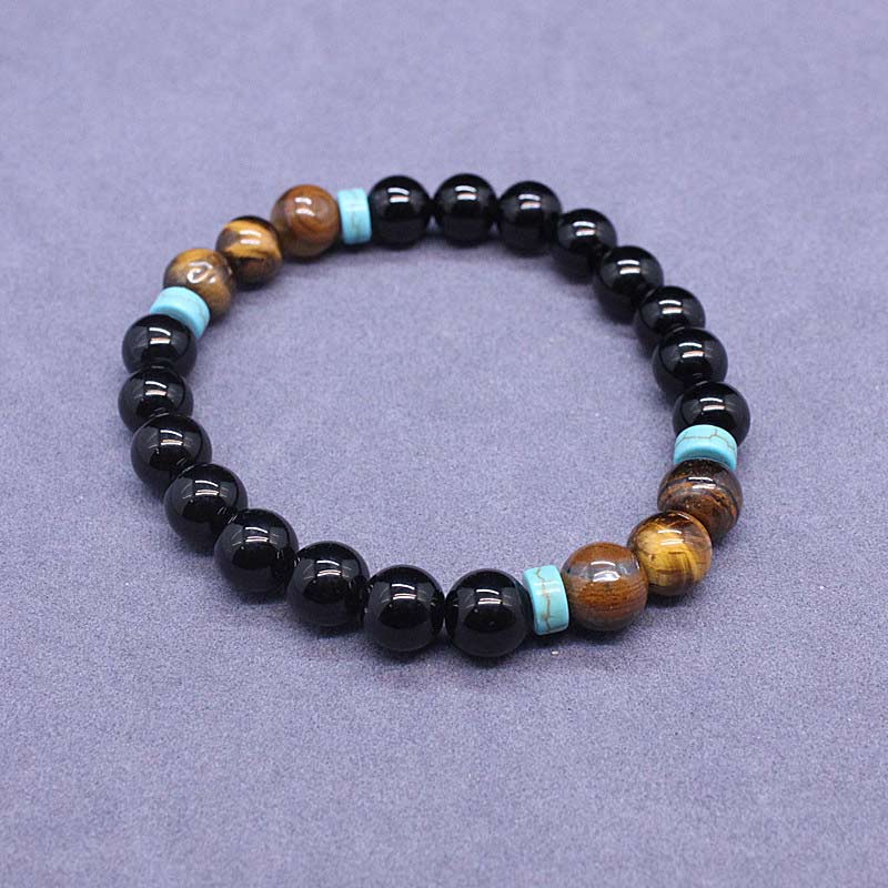 Nimara Ritual Tibetan Black Onyx Peaceful Mala Set