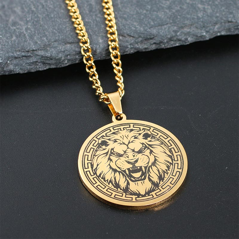 Nimara Ritual Animal Titanium Steel Chain Necklace Protection Pendant