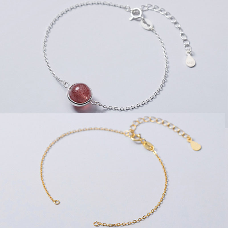 Nimara Ritual 925 Sterling Silver Semi-finished Chain Blessing Bracelet