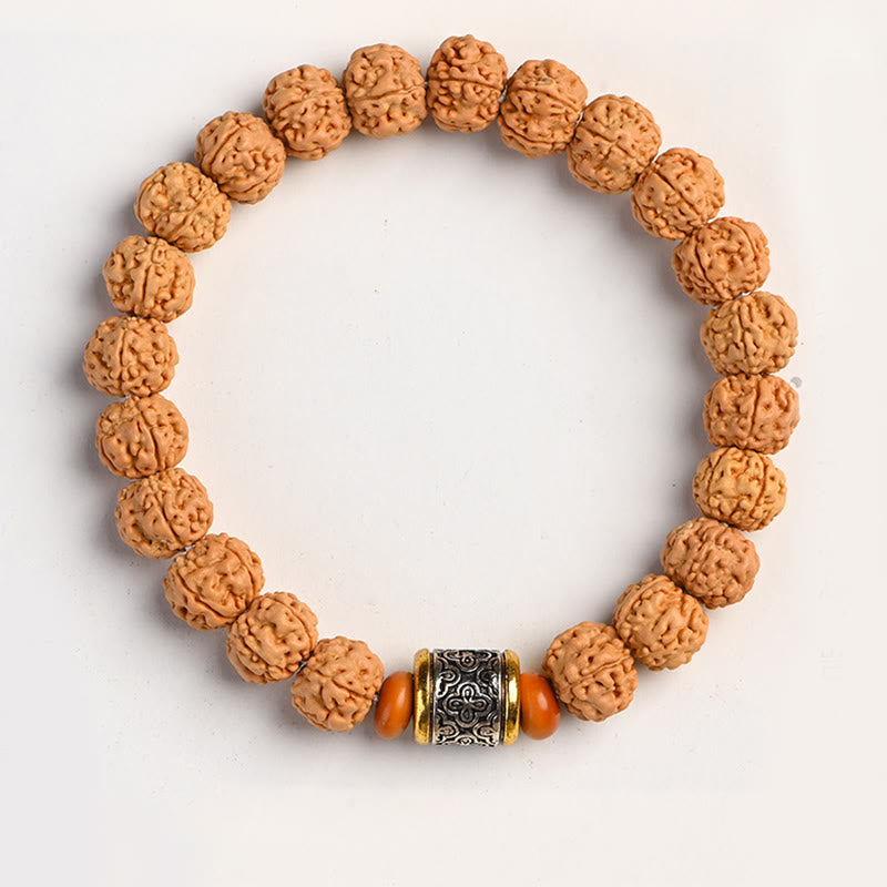 Nimara Ritual Tibet Rudraksha Bodhi Seed Wealth Auspiciousness Bracelet