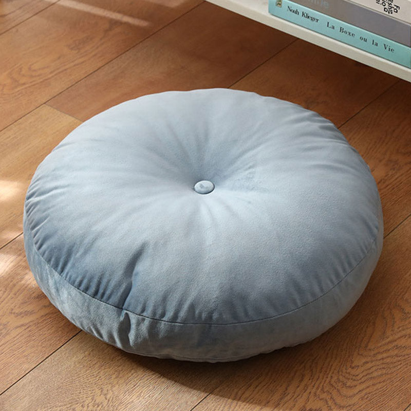 Nimara Ritual Lotus Simple Pattern Linen Meditation Seat Cushion Home Living Room Decoration