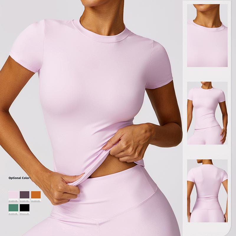 Nimara Ritual Women Short Sleeve T-Shirt Top High Waist Leggings Pants For Sports Yoga