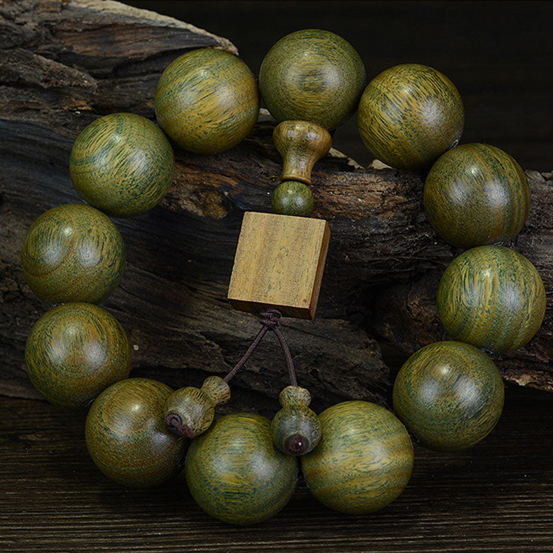 Nimara Ritual Tibetan Green Sandalwood Cure Bracelet