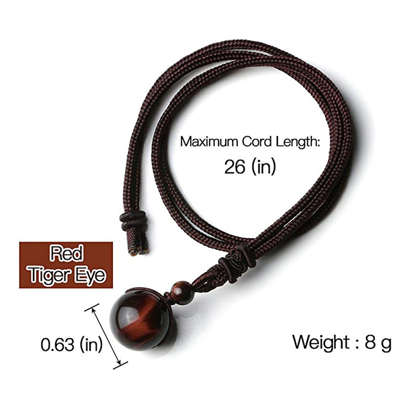 Nimara Ritual Tibetan Tiger's Eye Protection Necklace