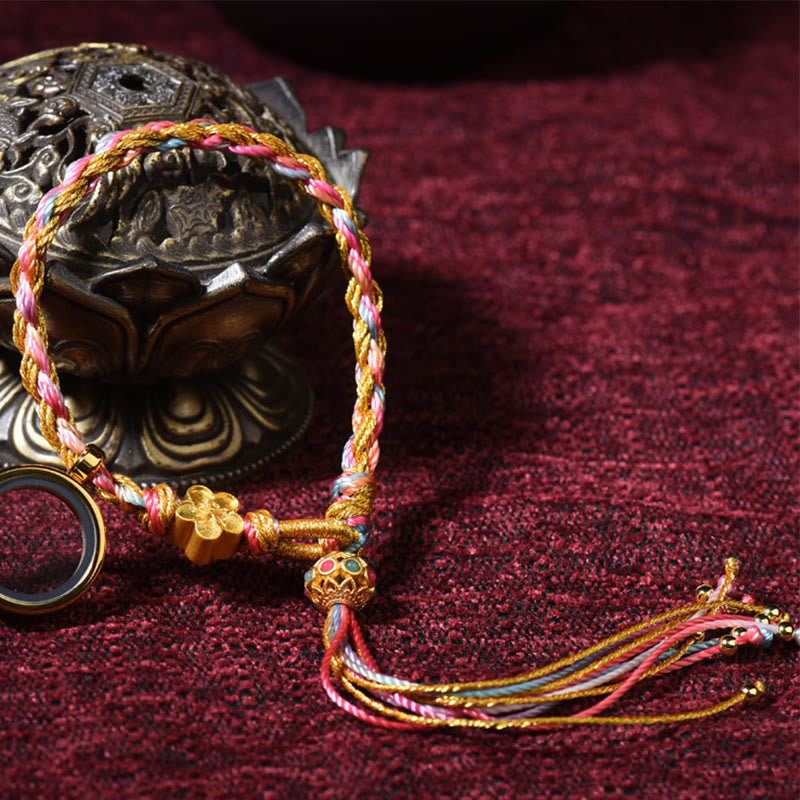 Nimara Ritual Tibetan Handmade Luck Colorful String Single Double Wrap Braided Bracelet