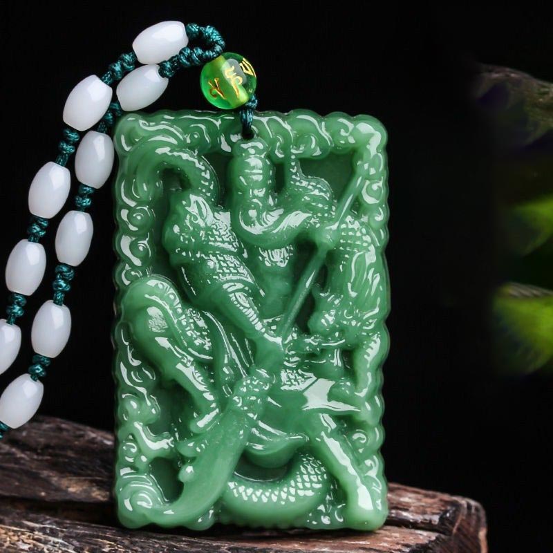 FengShui Lord Guan Protection Necklace Pendant