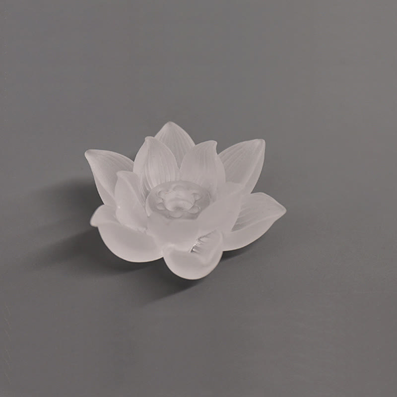 Nimara Ritual Mini Lotus Liuli Crystal Healing Meditation Stick Incense Burner