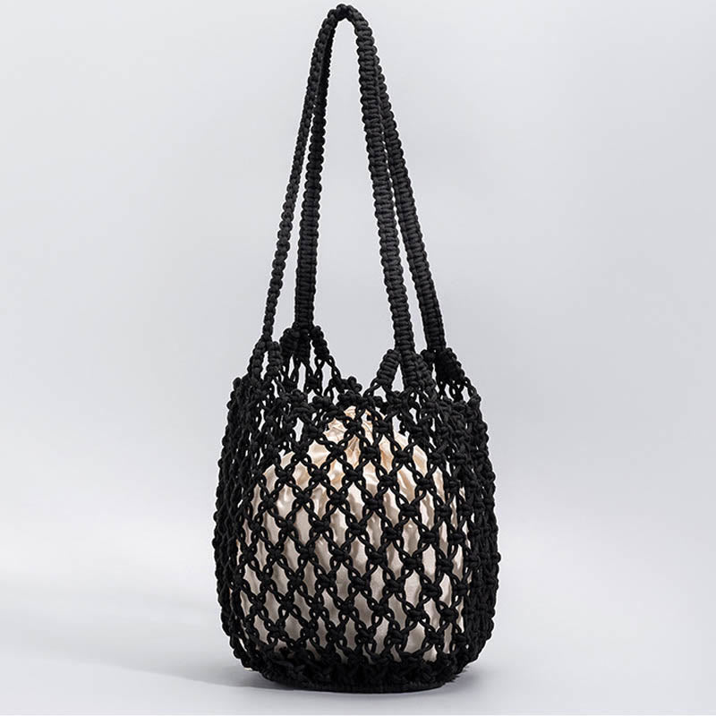 Nimara Ritual Hand-woven Cotton Thread Shoulder Bag Handbags