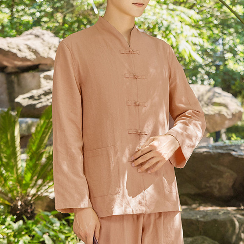 Nimara Ritual Spiritual Zen Practice Yoga Meditation Prayer Clothing Men's Set