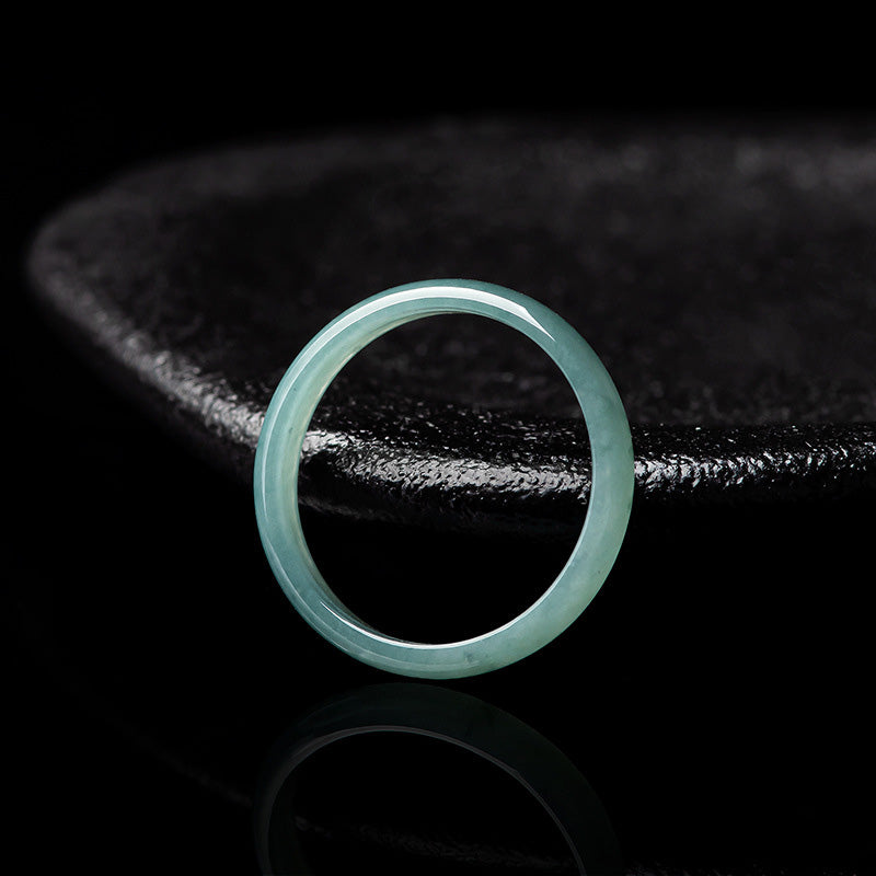 Nimara Ritual Natural Jade Prosperity Protection Ring