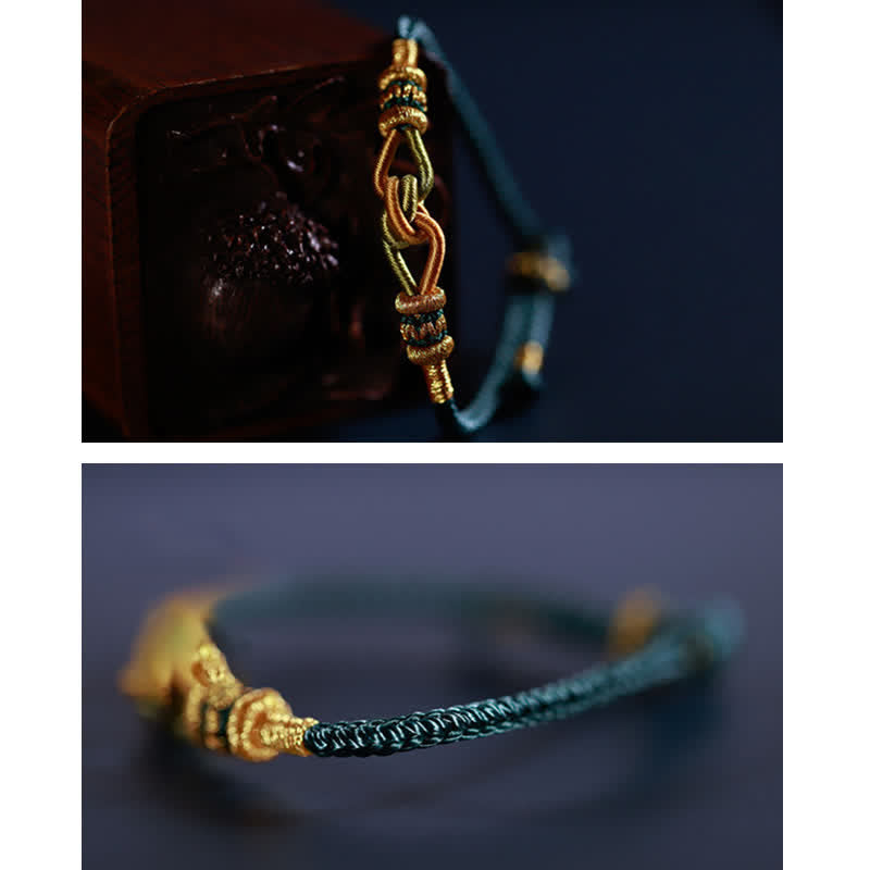 Nimara Ritual Handmade Knotting Faith Strength Braid String Bracelet