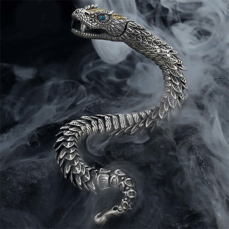 Nimara Ritual Dragon Snake Handmade Amulet Protection Chain Bracelet