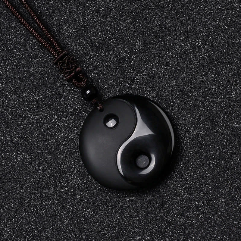 Balance YinYang Fengshui Releasing Negativity Necklace Pendant