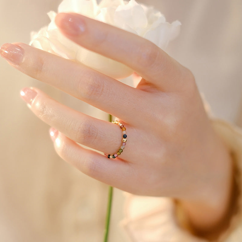 Nimara Ritual Natural Tourmaline Positive Love Ring