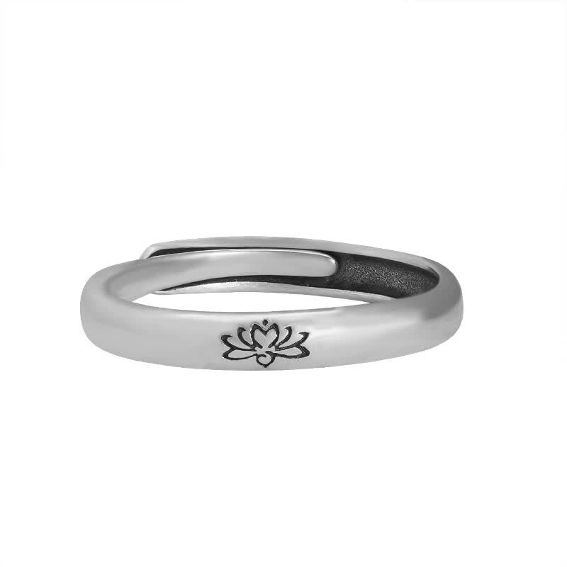 Nimara Ritual 925 Sterling Silver Lotus Flower Enlightenment Ring