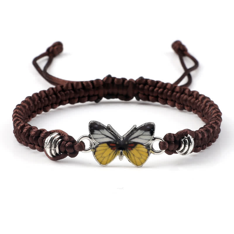 Nimara Ritual Butterfly Freedom Love String Charm Bracelet