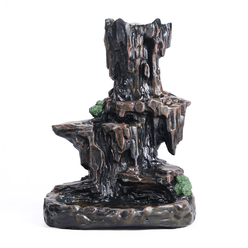 Nimara Ritual Waterfall Backflow Incense Burner Mountain Tower Incense Holders