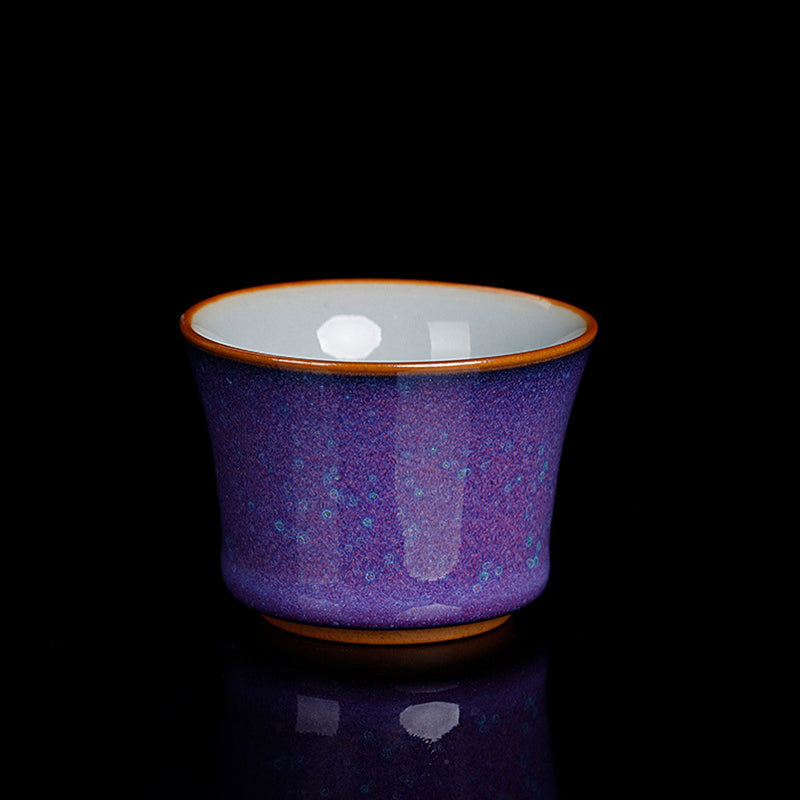 Nimara Ritual Kiln Change Ceramic Bamboo Design Teacup Kung Fu Tea Cup