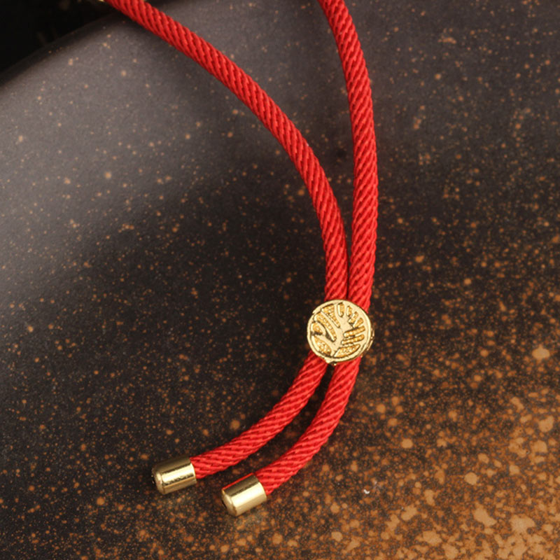 Nimara Ritual Colorful Zircon Copper Wealth Luck Rotation Bracelet Necklace Pendant