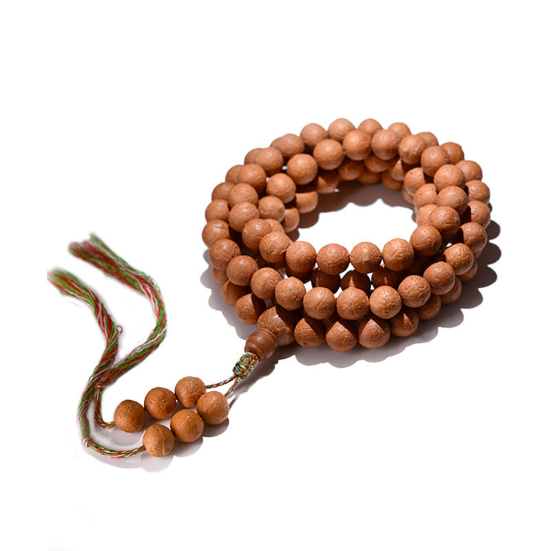 Nimara Ritual 108 Mala Beads Nepal Bodhi Seed Luck Wealth Tassel Bracelet