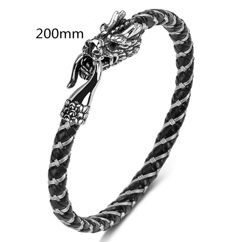 Nimara Ritual Dragon Titanium Steel Protection Luck Bracelet