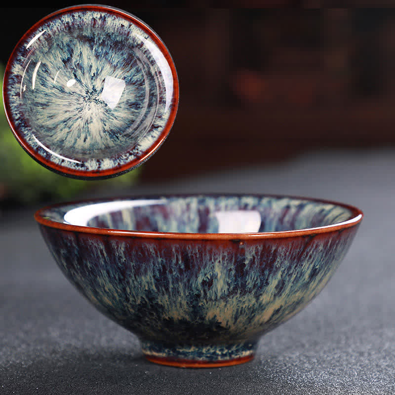 Nimara Ritual Colorful Ceramic Teacup Home Office Tea Cups