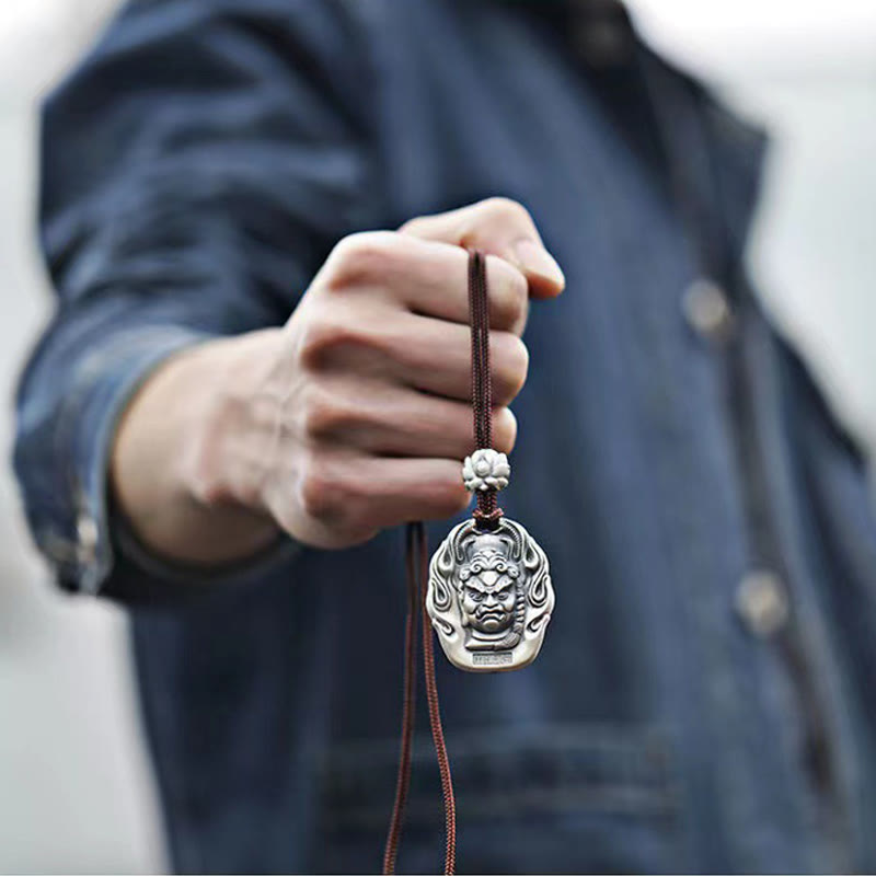 Nimara Ritual Chinese Zodiac Natal Buddha Om Mani Padme Hum Lotus Compassion Necklace Pendant