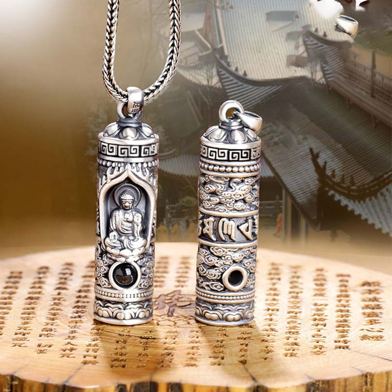 Nimara Ritual Chinese Zodiac Natal Buddha Projection Prosperity Necklace Pendant