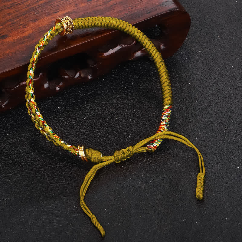 Nimara Ritual Om Mani Padme Hum Protection Luck String Bracelet