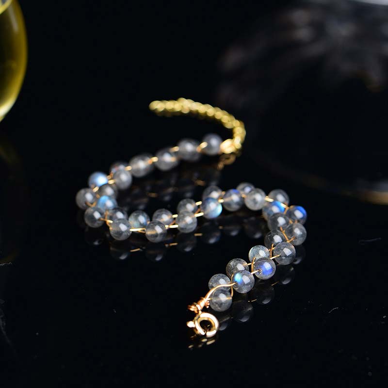 Nimara Ritual Natural Moonstone Love Blessing Bracelet