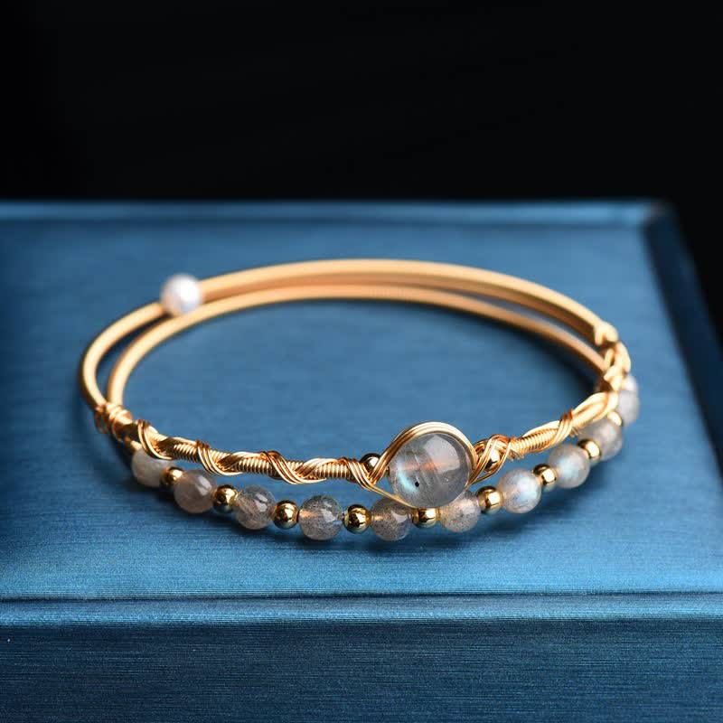 Nimara Ritual Moonstone Healing Love Bracelet Bangle