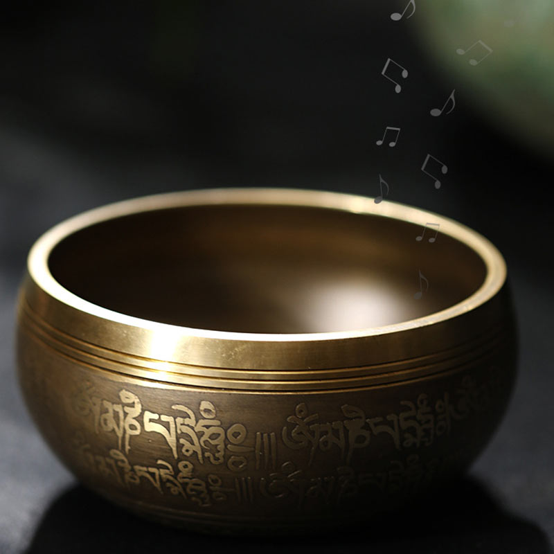 Nimara Ritual Tibetan Meditation Sound Bowl Handcrafted for Healing and Mindfulness Singing Bowl Set