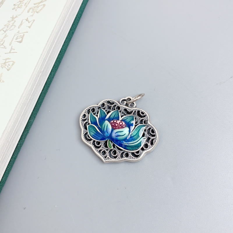 Nimara Ritual Lotus Auspicious Cloud New Beginning Necklace Pendant Ring