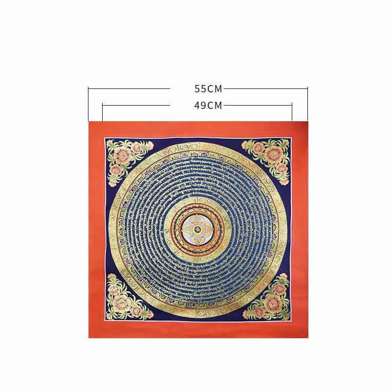 Nimara Ritual Tibetan Handmade Thangka Painting Spiritual Blessing Blind Box Random Color Pattern