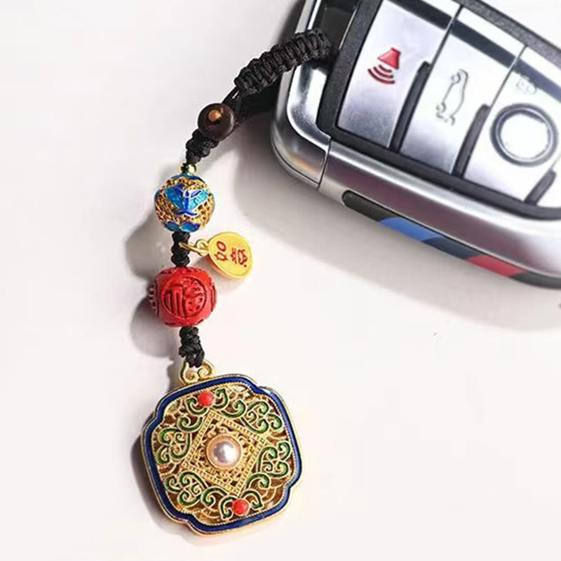 Nimara Ritual Fu Character Blessing Ruyi Charm Key Chain
