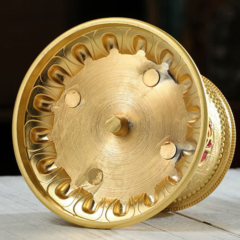 Nimara Ritual Tibetan Blessing Prayer Wheel Car Decoration