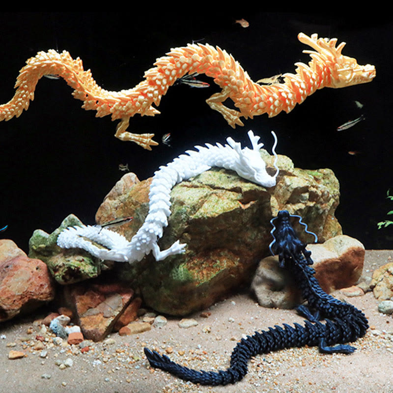 Nimara Ritual Feng Shui Dragon Luminous 3D Printed Dragon Luck Success Home Decoration