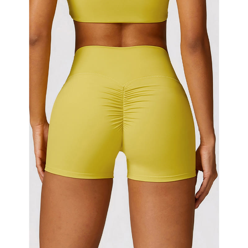 Nimara Ritual Gym Sports Yoga Backless Bra Crop Tank Top Breathable Shorts