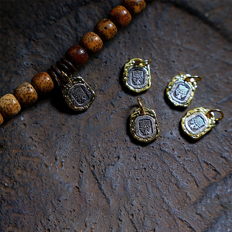 Nimara Ritual Tibetan Bodhi Seed Amber Dzi Bead Agate Zakiram Goddess of Wealth Beads Triple Wrap Bracelet
