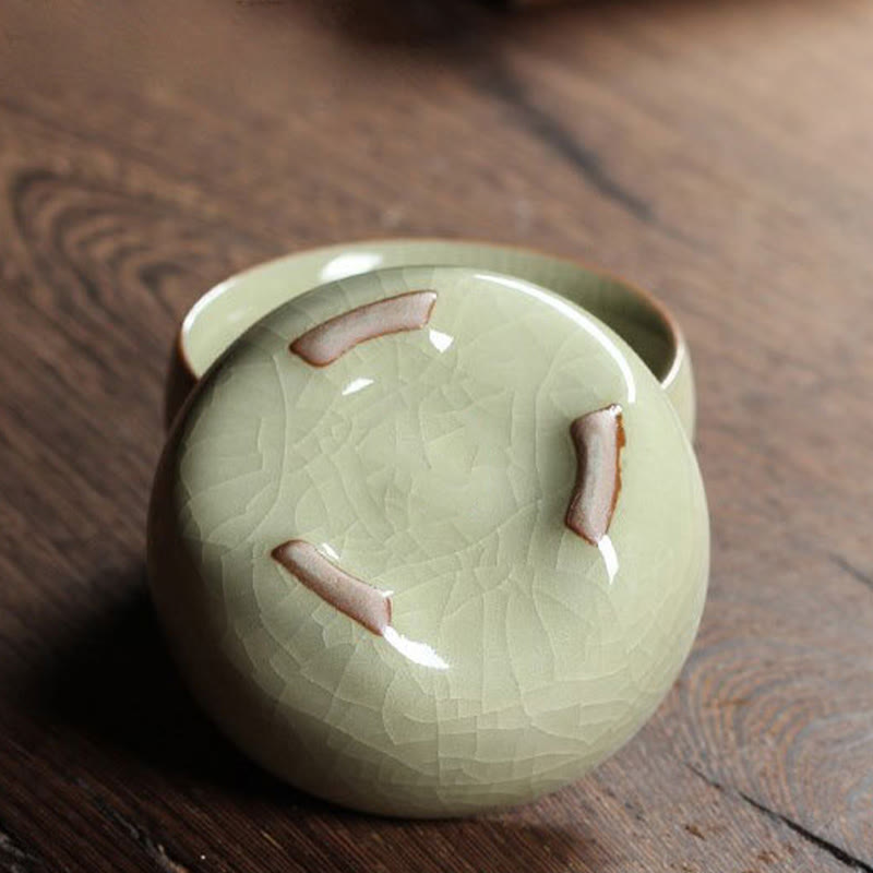 Nimara Ritual Colorful Koi Fish Ceramic Teacup Kung Fu Tea Cup Bowl