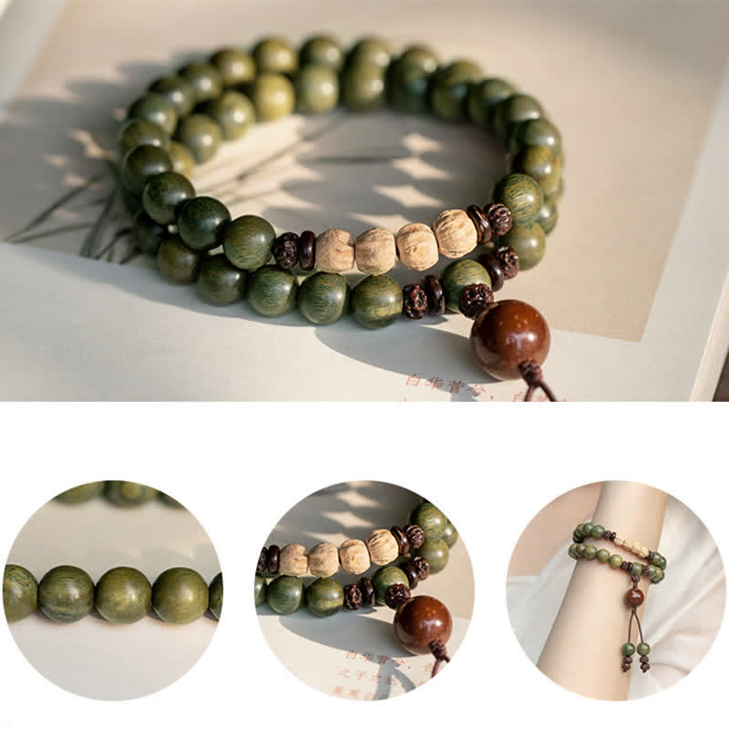 Nimara Ritual Green Sandalwood Positive Peace Bracelet
