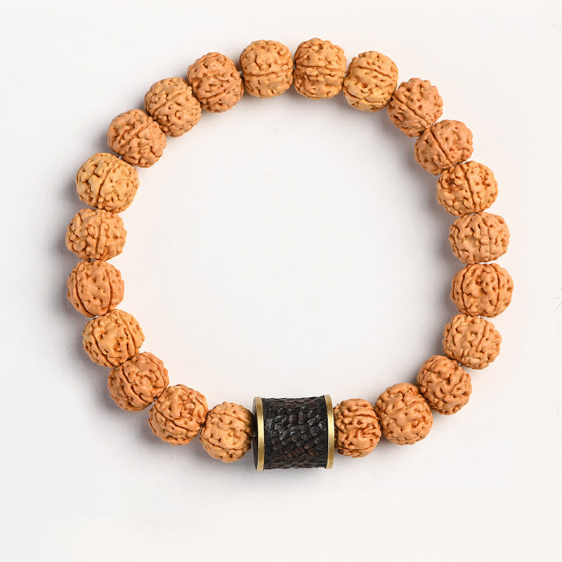 Nimara Ritual Tibet Rudraksha Bodhi Seed Wealth Auspiciousness Bracelet