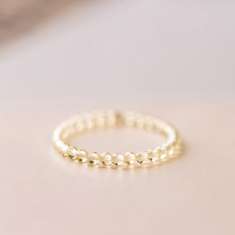 Nimara Ritual Natural Citrine Happiness Prosperity Ring