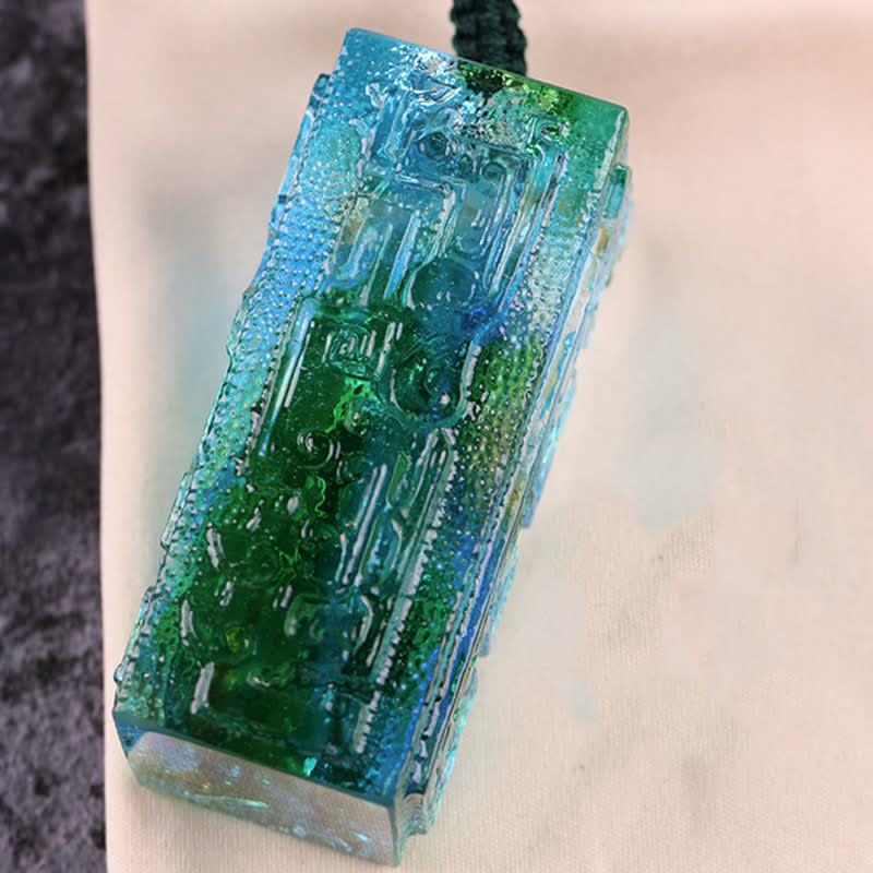 Nimara Ritual Feng Shui Handmade Liuli Crystal Art Piece Home Office Decoration