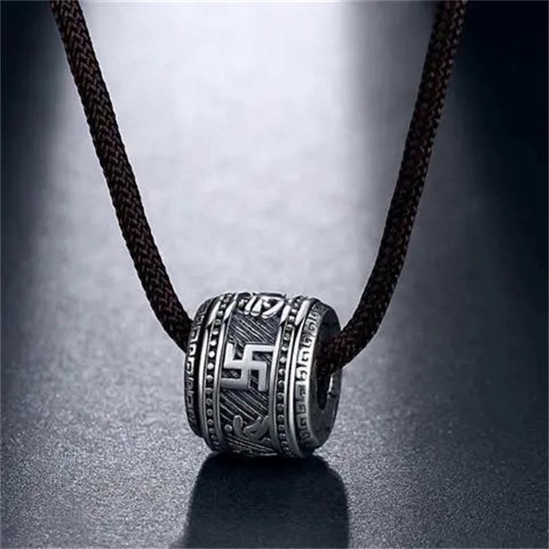 Nimara Ritual Tibet Om Mani Padme Hum Protection Necklace Pendant