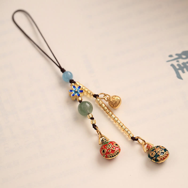 Nimara Ritual Gold Swallowing Beast Family Luck Key Chain